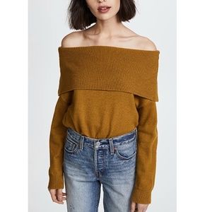 Moon River Off shoulder sweater